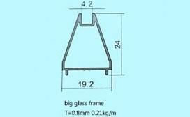 大玻璃框