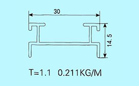 T3款屏风铝材