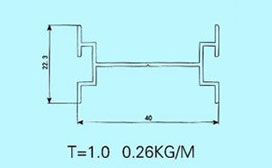 T40款屏风铝材